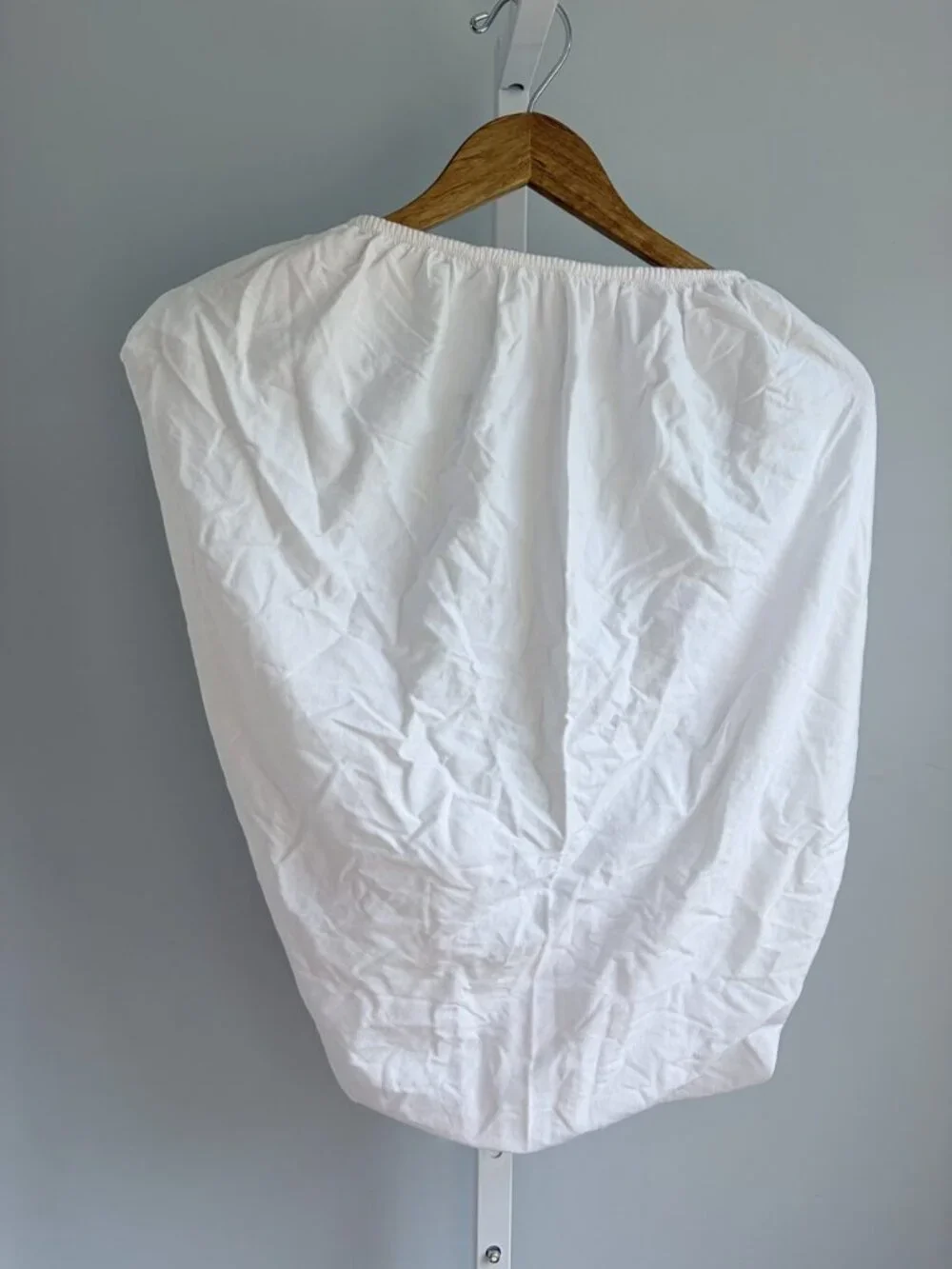 Nestig Mini Crib Fitted Sheet White 100% Organic Cotton